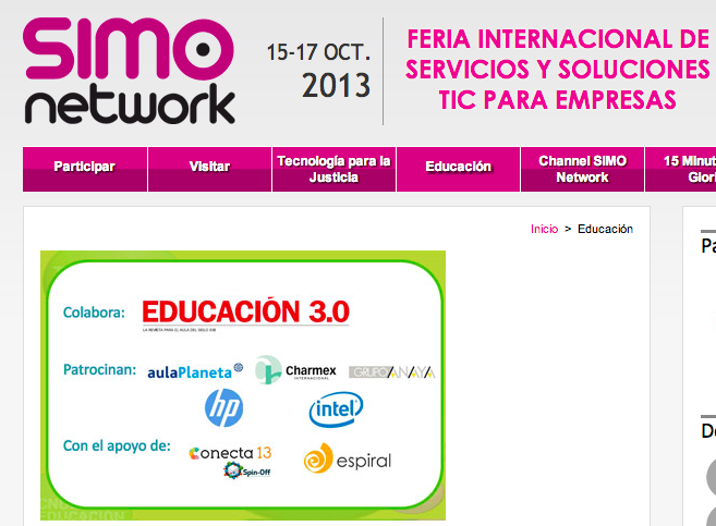 Conecta13 en SIMO Network 2013